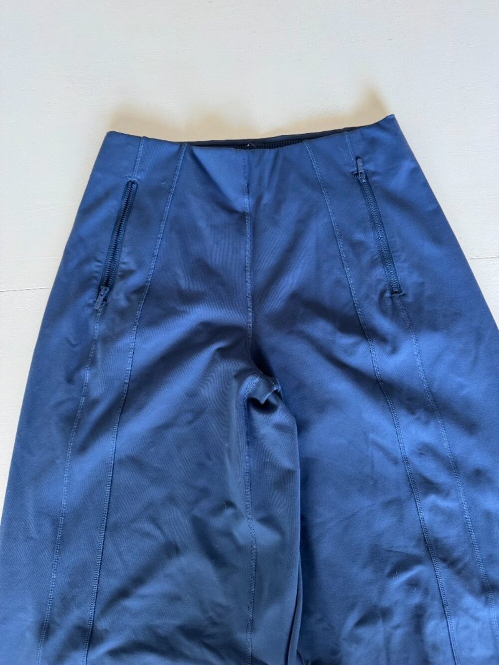 Lululemon Define High-Rise Wide-Leg Pant Luon Blue Twill Size Medium Athleisure - Picture 2 of 9